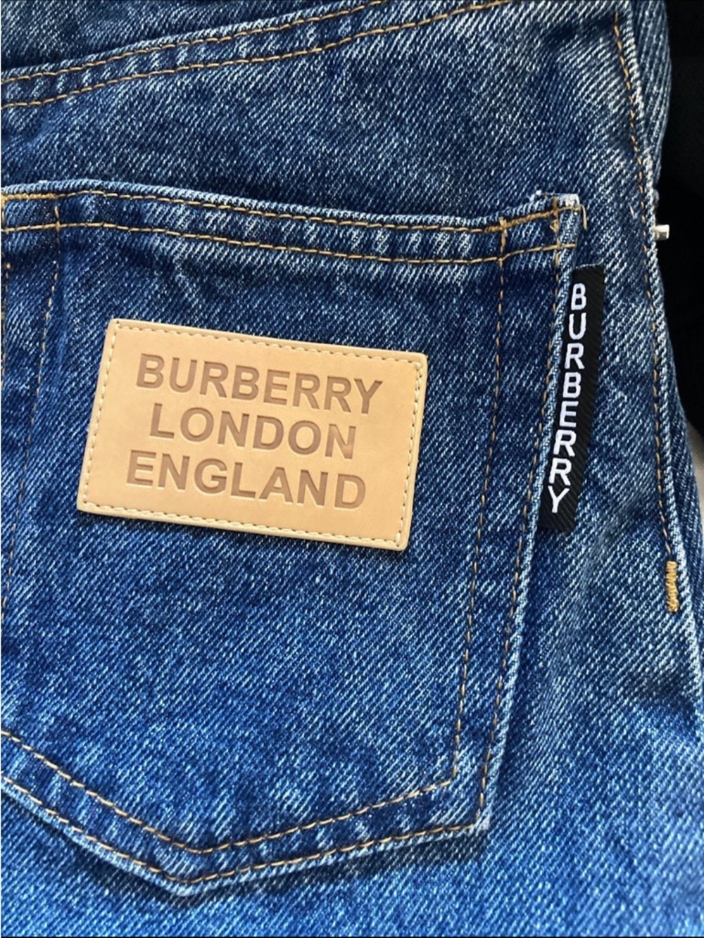 Burberry Dark Blue Denim Mini Skirt - Picture 4 of 7